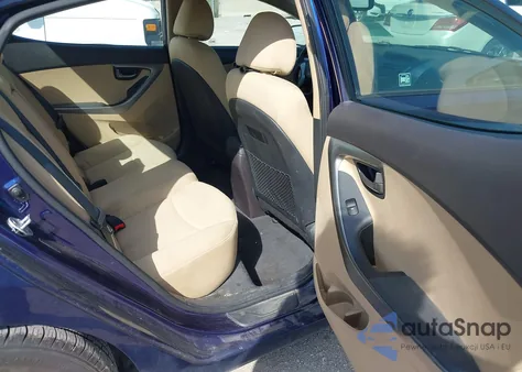 2013 Hyundai Elantra Gls from USA, damaged, VIN 5NPDH4AE4DH210377